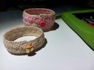 braccialetti uncinetto da the purl bee